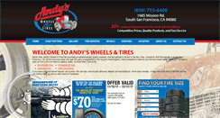 Desktop Screenshot of andyswheelsandtires.com